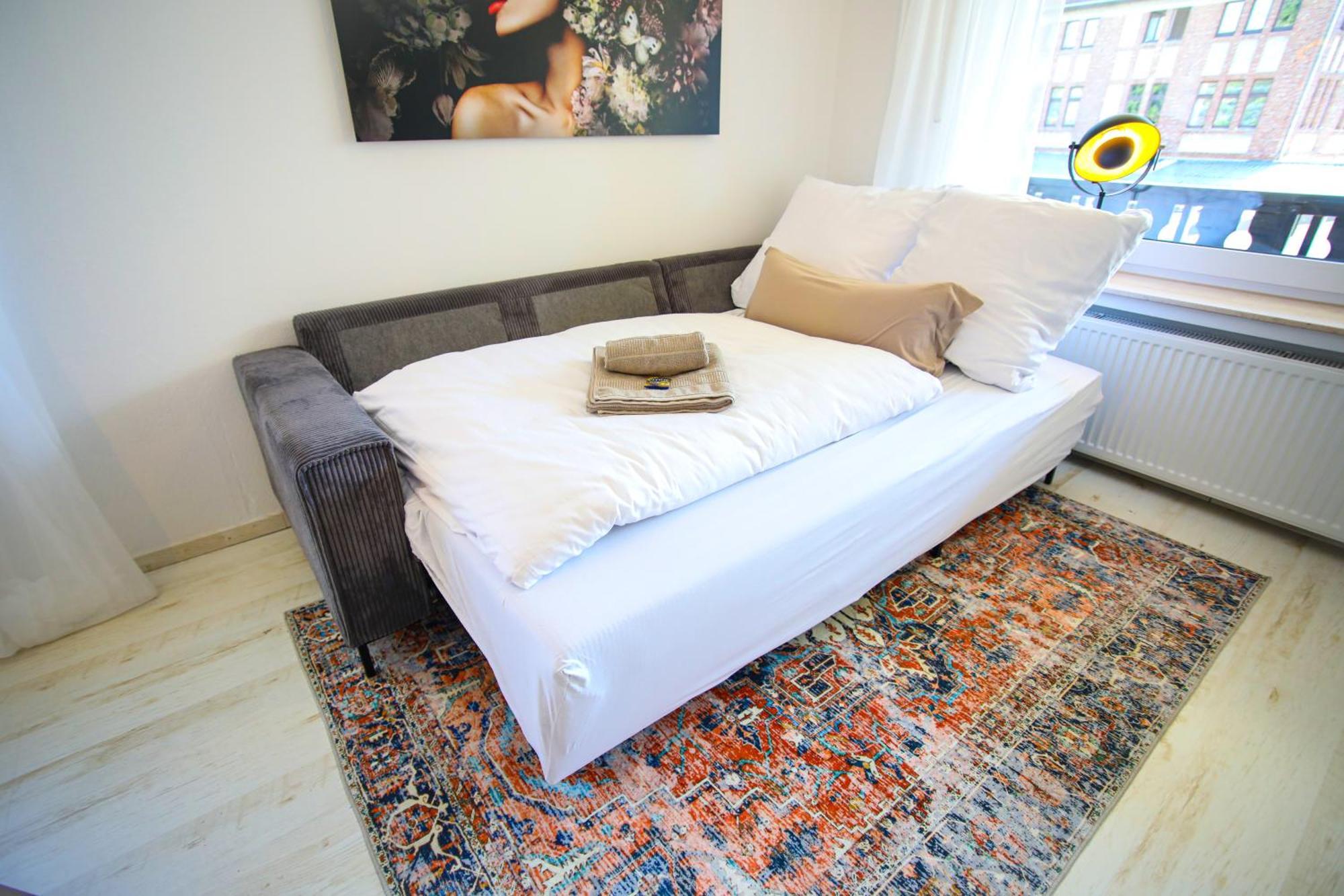 Apartament Zentral - Gemuetlich - Kueche - Balkon - Garage Bad Lippspringe Zewnętrze zdjęcie